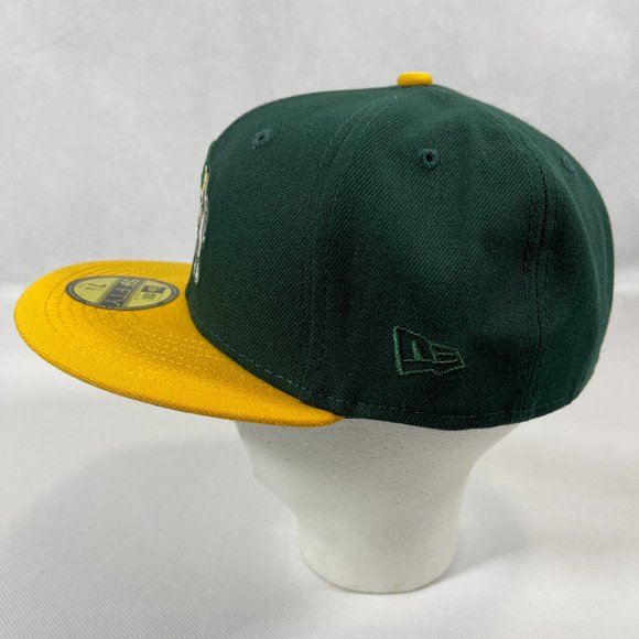 New Era x Hat Club 59FIFTY OAKLAND A's 2-TONE STOMPER ELEPHANT Fitted 7 1/4" NWT - Picture 4 of 5